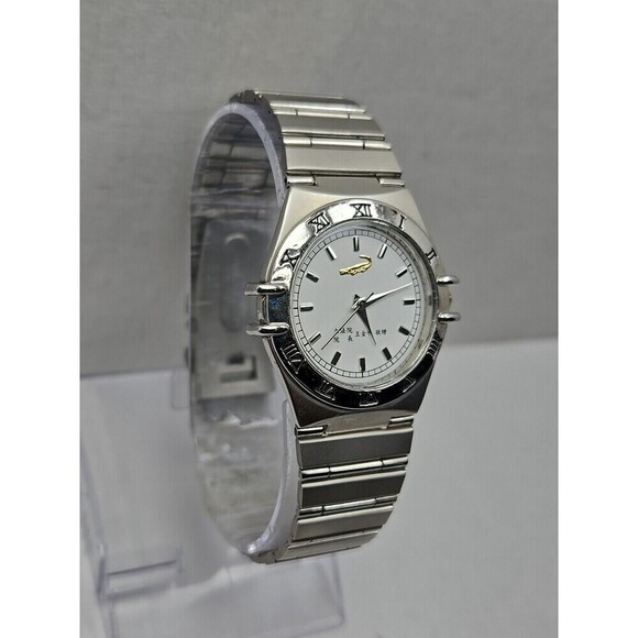 Wang Jin Pyng Gift Crocodile International A474 Quartz Watch New Battery Silver main image 6